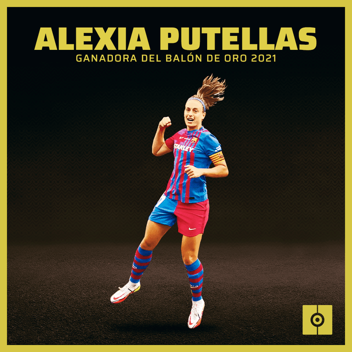 Putellas, ganadora del Balón de Oro 2021