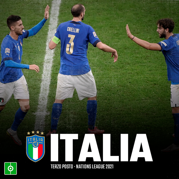 Italia terzo posto - nations league 2021