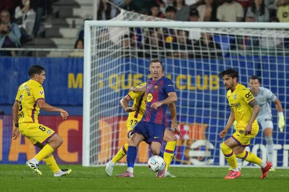 Le Barça se déplace difficilement à Getafe. EFE