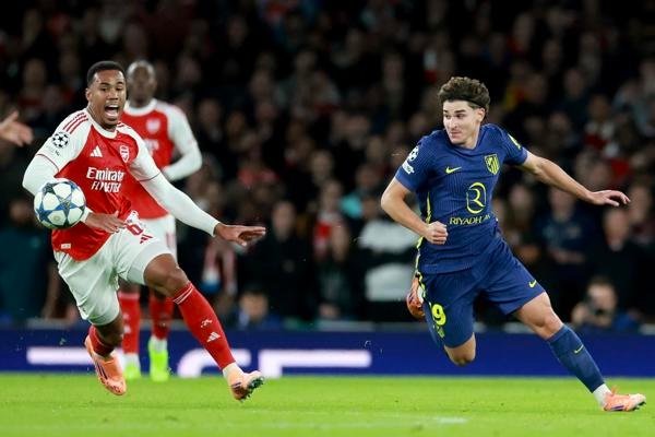 Arsenal a déjà battu l'Atlético de Madrid lors de la phase de groupes de cette saison. EFE