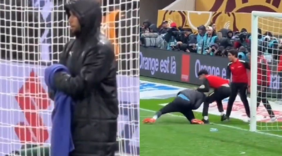 De película: el suplente de Mendy, guardián de su toalla ante Marruecos
