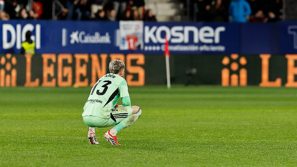 Aarón Escandell, el portero más goleado de LaLiga