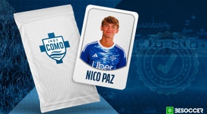 OFICIAL: Nico Paz seguirá otro año más en el Como