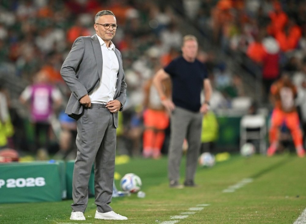 Morocco's head coach Mohamed Ouahbi