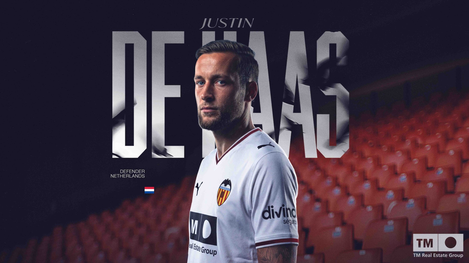 Justin de Haas firma por el Valencia hasta 2030
