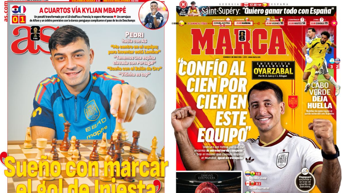 Portadas de la prensa deportiva del 05-07-26