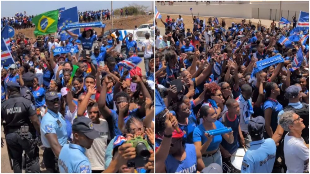 Thousand of Cape Verde fans