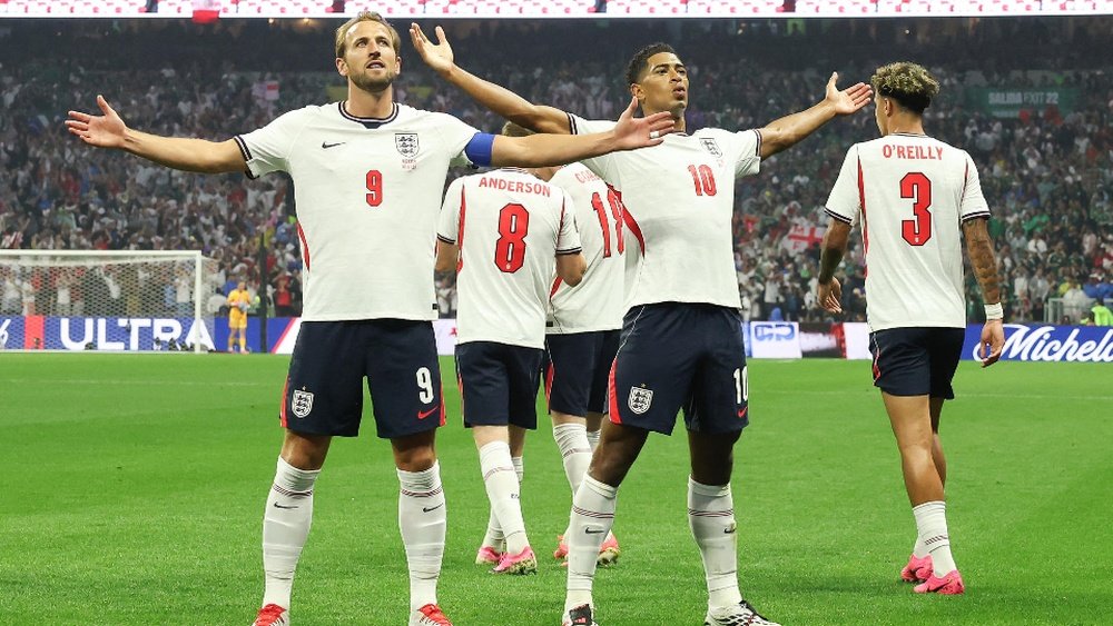 Harry Kane and Bellingham were the stars of the English triumph. EFE