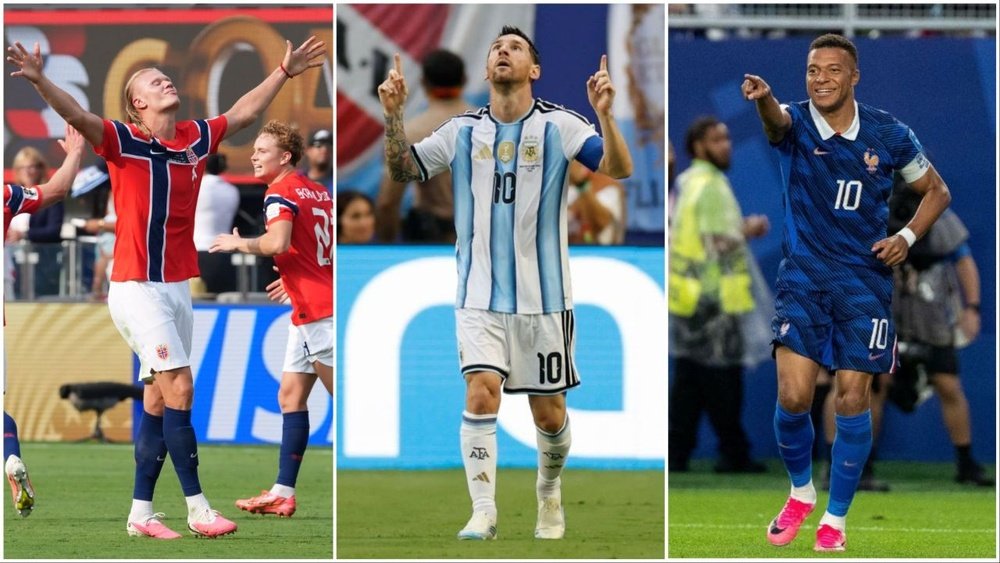 Haaland, Messi & Mbappe