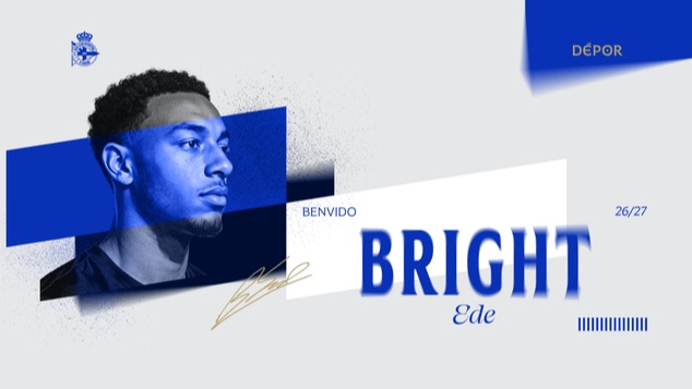 Bright Ede firma por el Dépor hasta 2031