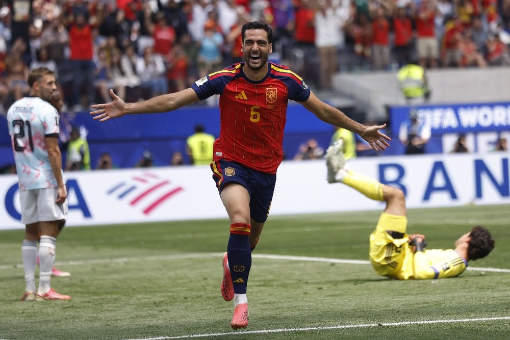 Spain reach the semi-finals. EFE