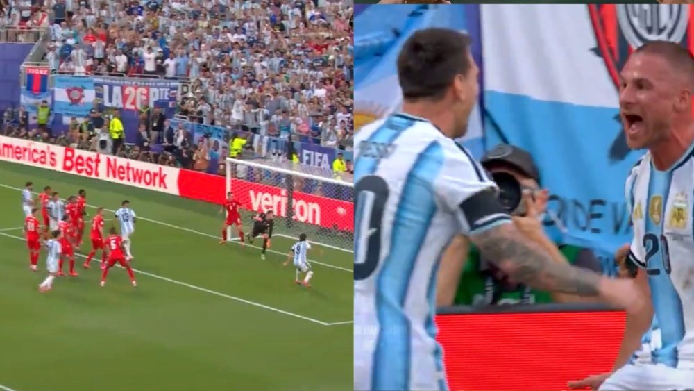 Lionel Messi reaches double figures for goal involvements. Capture/CazeTV