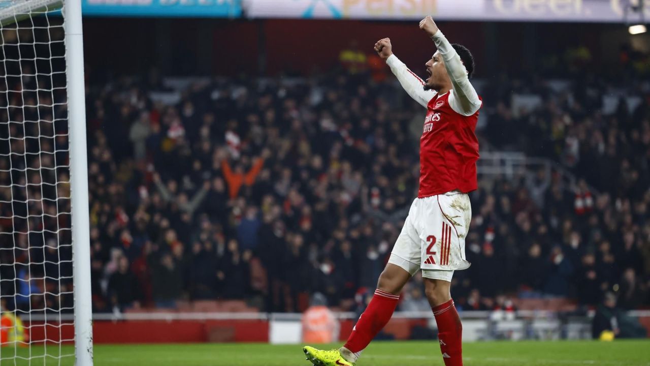 William Saliba ruled out long-term as Arsenal confirm back injury