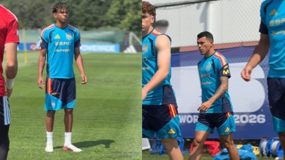 Lamine Yamal and Pedro Porro return to full training. Photo: SeFutbol