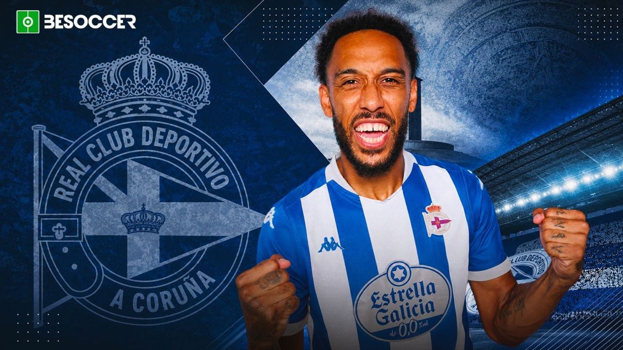 Aubameyang, fichaje estrella del Dépor en su vuelta a Primera