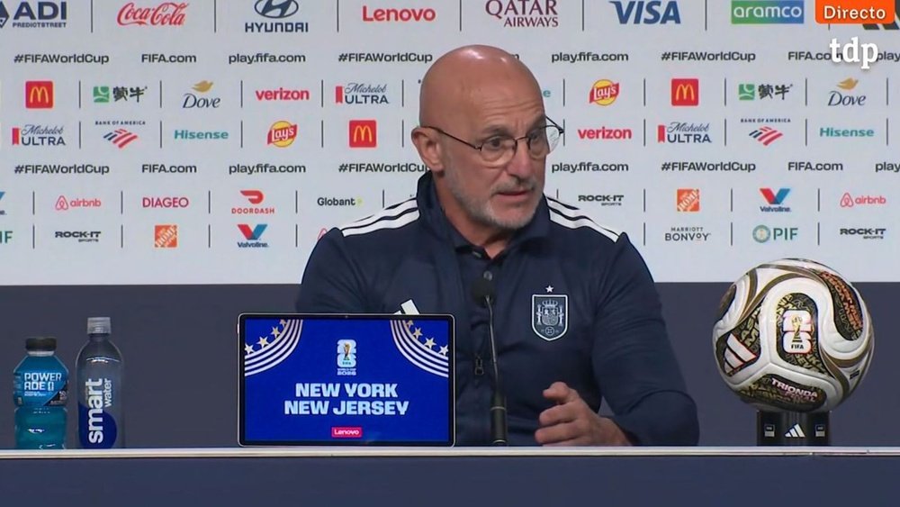 De la Fuente analyzes the Mundial final against Argentina. Capture/Teledeporte