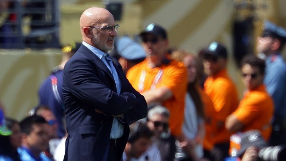 De la Fuente reflects on the final. EFE