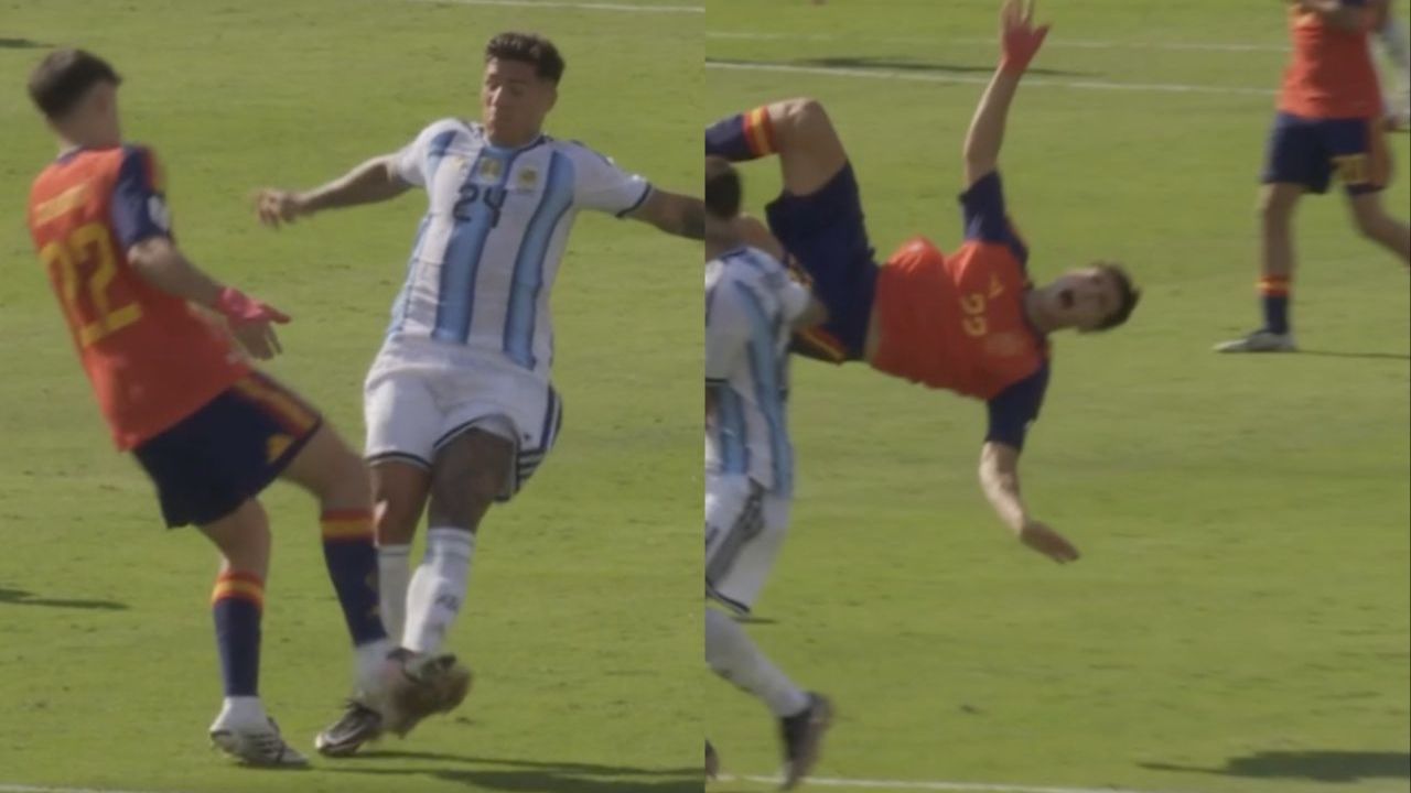 A pocos minutos de la prórroga, Enzo Fernández dejó a Argentina con 10