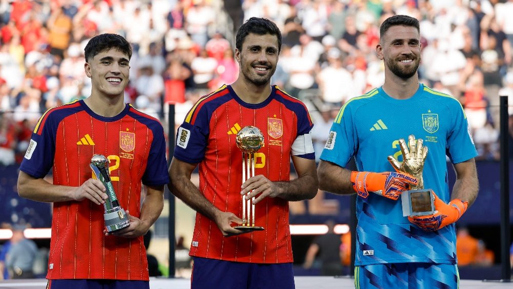 Spain monopolised the individual awards at the World Cup. EFE