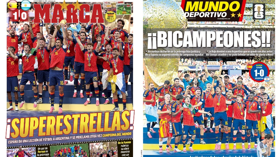 Portadas de la prensa deportiva del 20-07-26