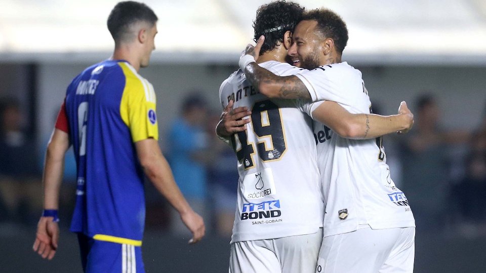 Miguelito y 'Gabigol' hacen de Neymar en el trámite de Santos