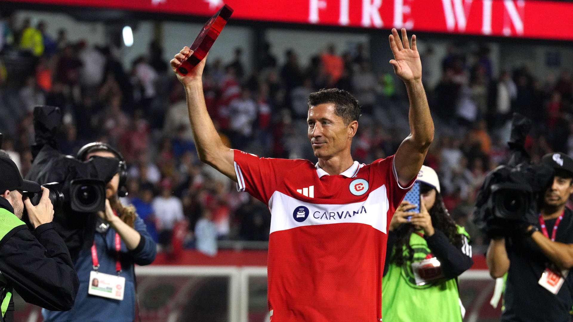 Auteur de son premier doublé avec le Chicago Fire, Robert Lewandowski s'est confié sur ses débuts aux États-Unis et son adaptation au championnat nord-américain.