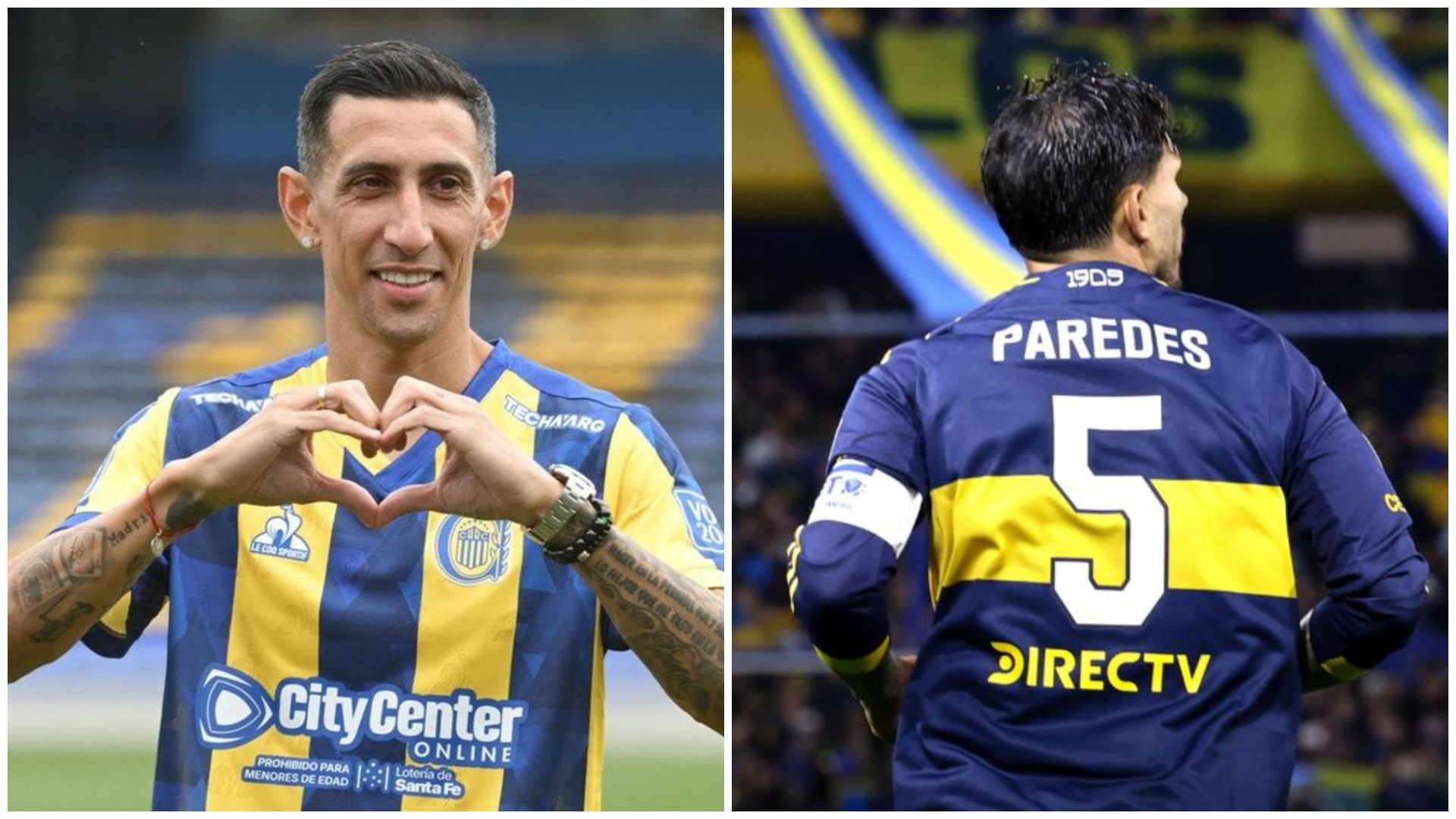 El plan de futuro de Di María: entrenar a Central y Boca... ¡junto a Paredes!