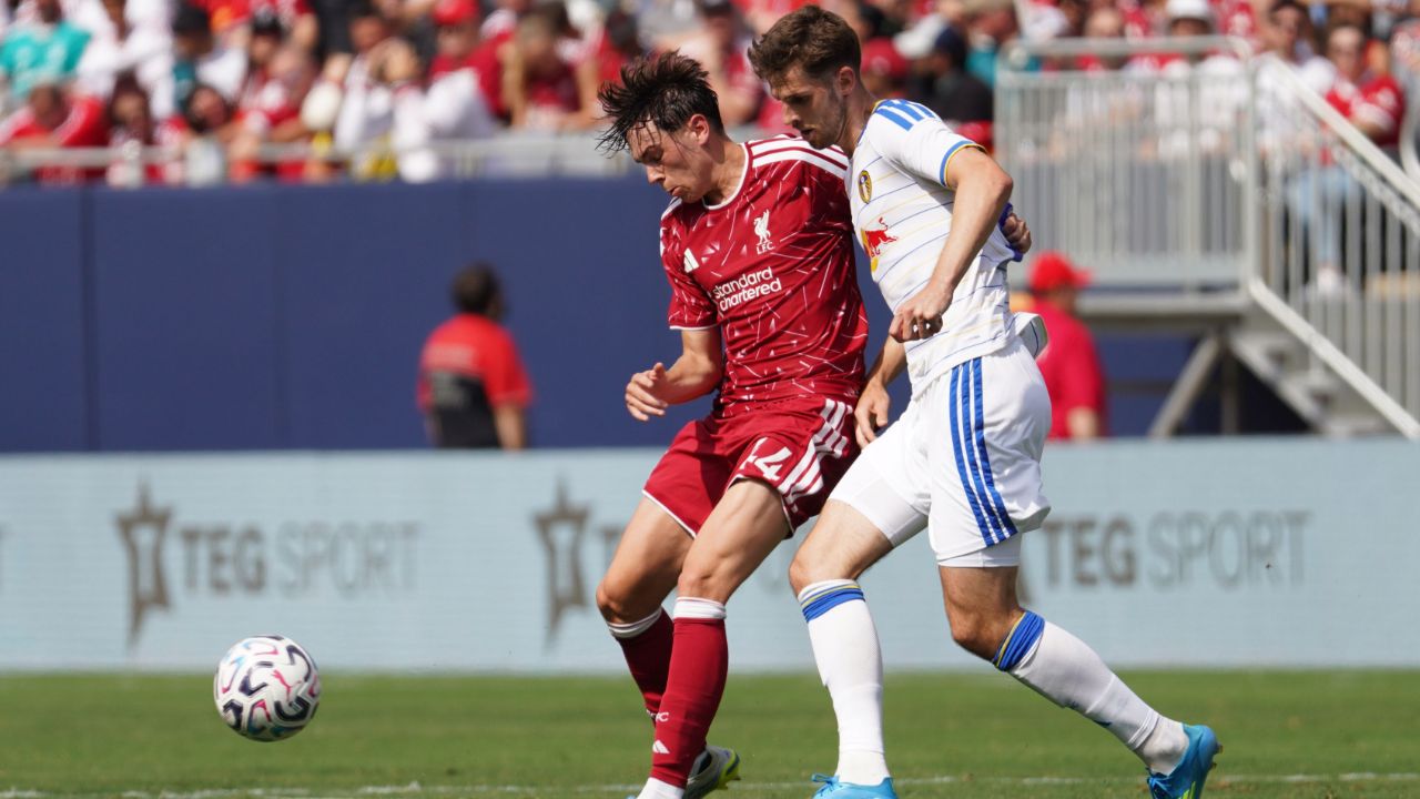 Liverpool crumble after the break to hand Leeds pre-season victory in Chicago