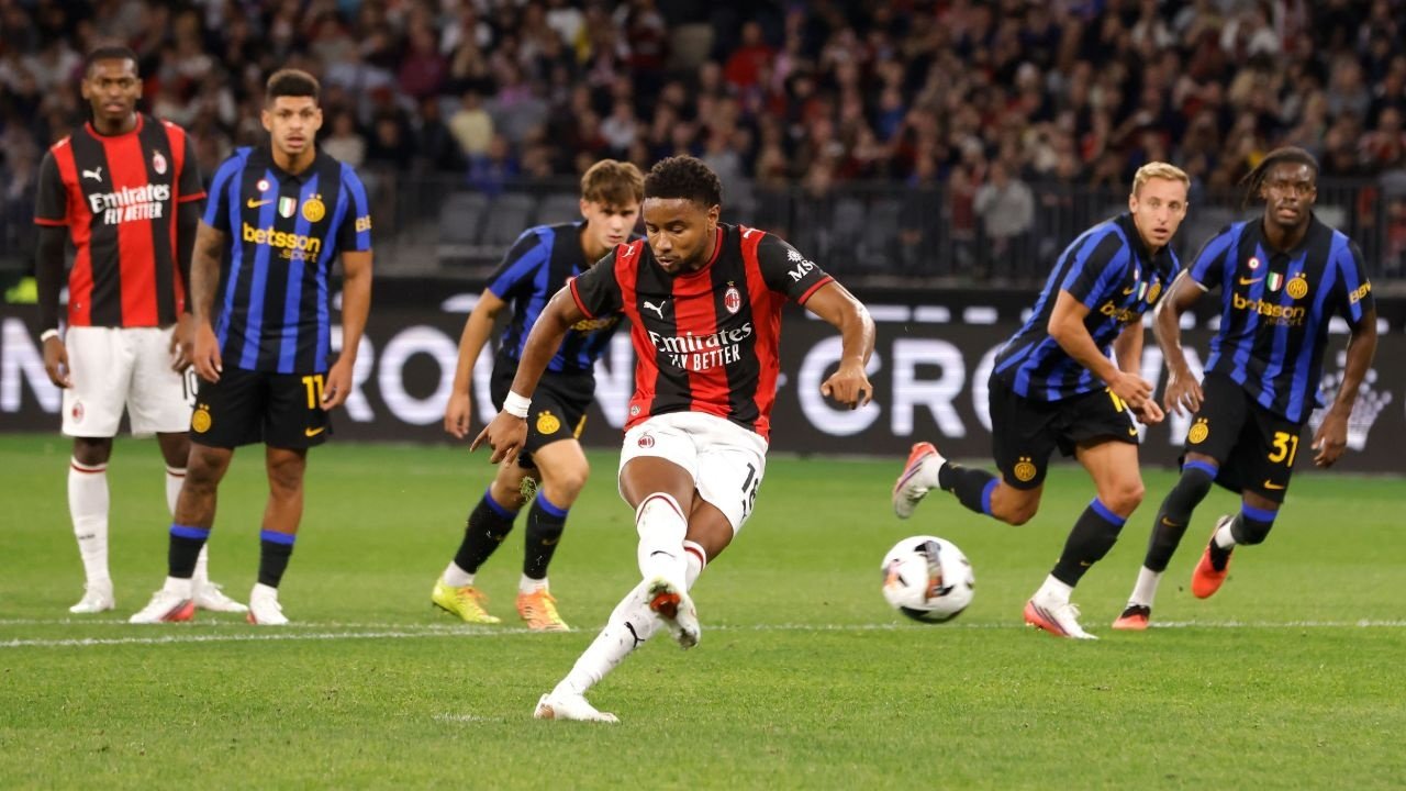 Dimarco and Nkunku trade goals as Milan and Inter share the spoils in Perth