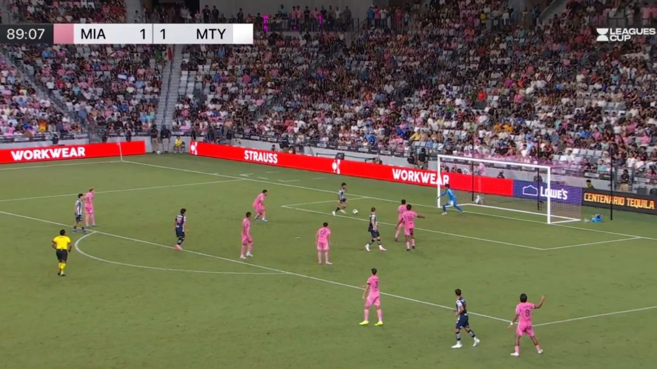 Monterrey fight back to leave Inter Miami facing an uphill battle