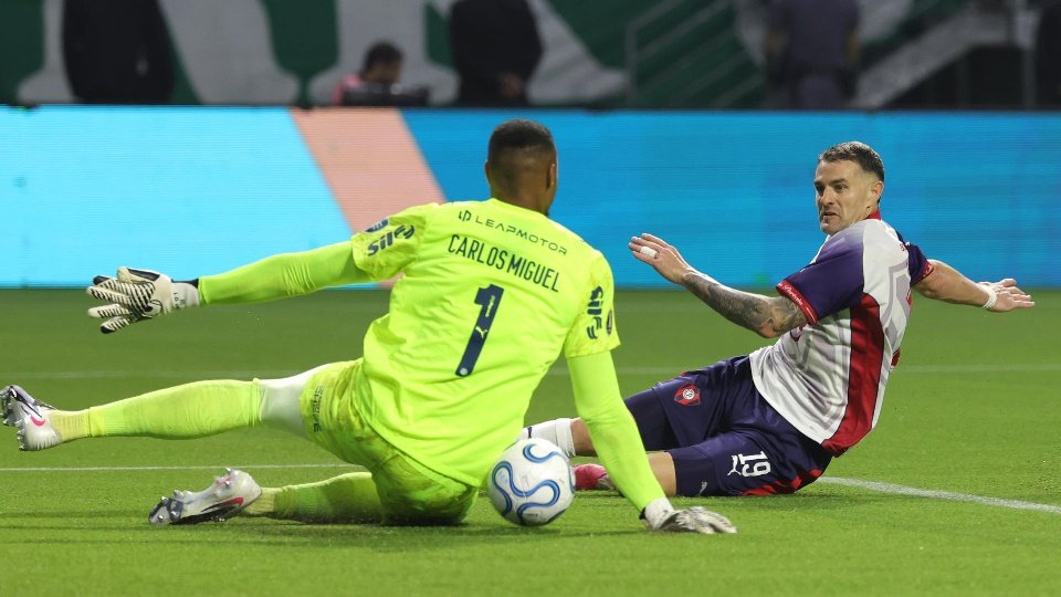 Palmeiras 1x1 Cerro Porteño: Andreas expulso, Flaco salva e Carlos Miguel entrega