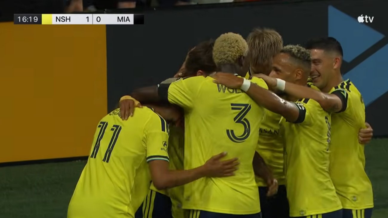 Nashville 4-1 Inter Miami: el Inter Miami entra en barrena