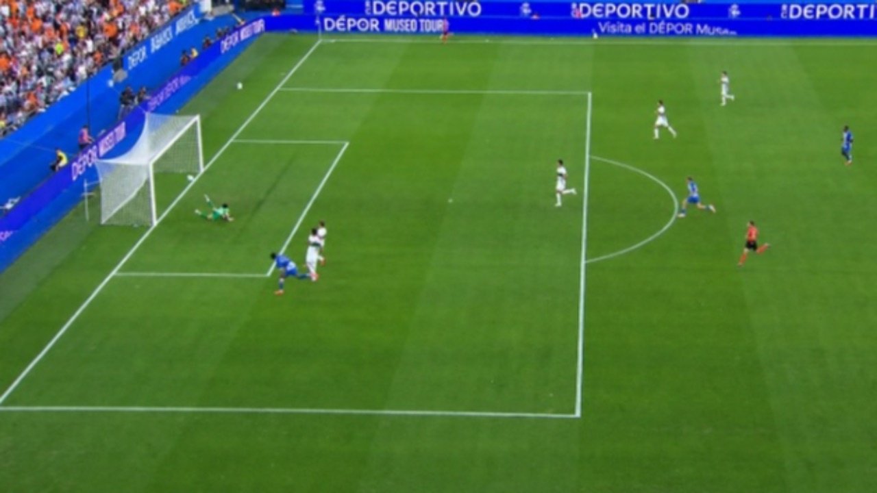 El primero de Aubameyang: control de lujo, definición de oro