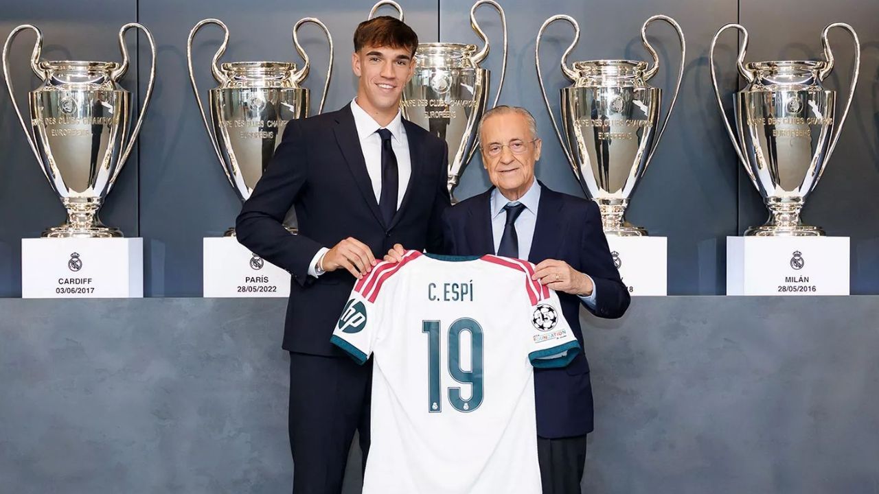 El Real Madrid presenta oficialmente a Carlos Espí