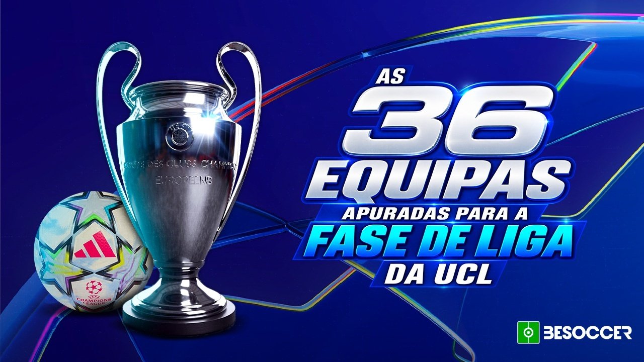 Champions League 2026-27: conheça as 36 equipas apuradas e a composição dos potes