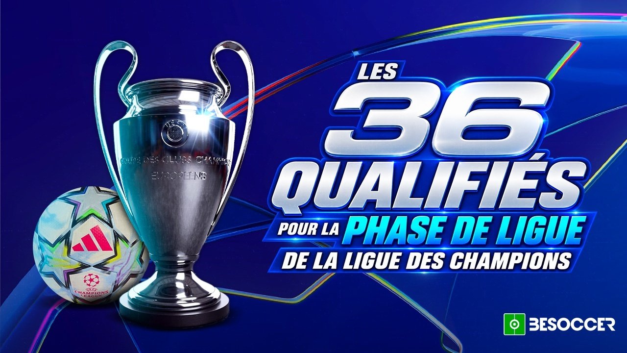 Le tableau est désormais complet : découvrez les 36 clubs qualifiés ainsi que la répartition des quatre chapeaux en vue du tirage au sort de la phase de ligue 2026-27.