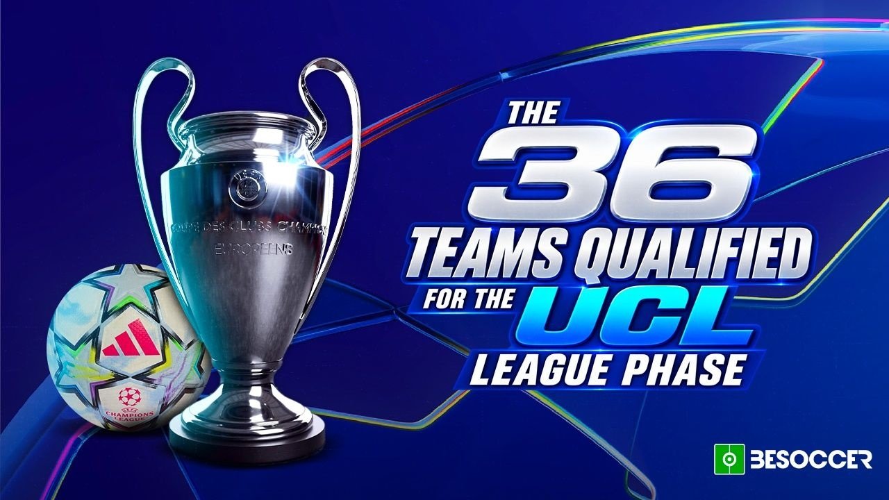 Ufficializzato il quadro completo delle 36 formazioni qualificate alla fase campionato di Champions League 2026-27 e la suddivisione nelle quattro urne.