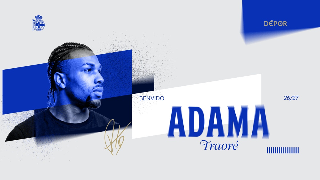 Adama Traoré, nuevo 'galáctico' del Dépor en su vuelta a Primera