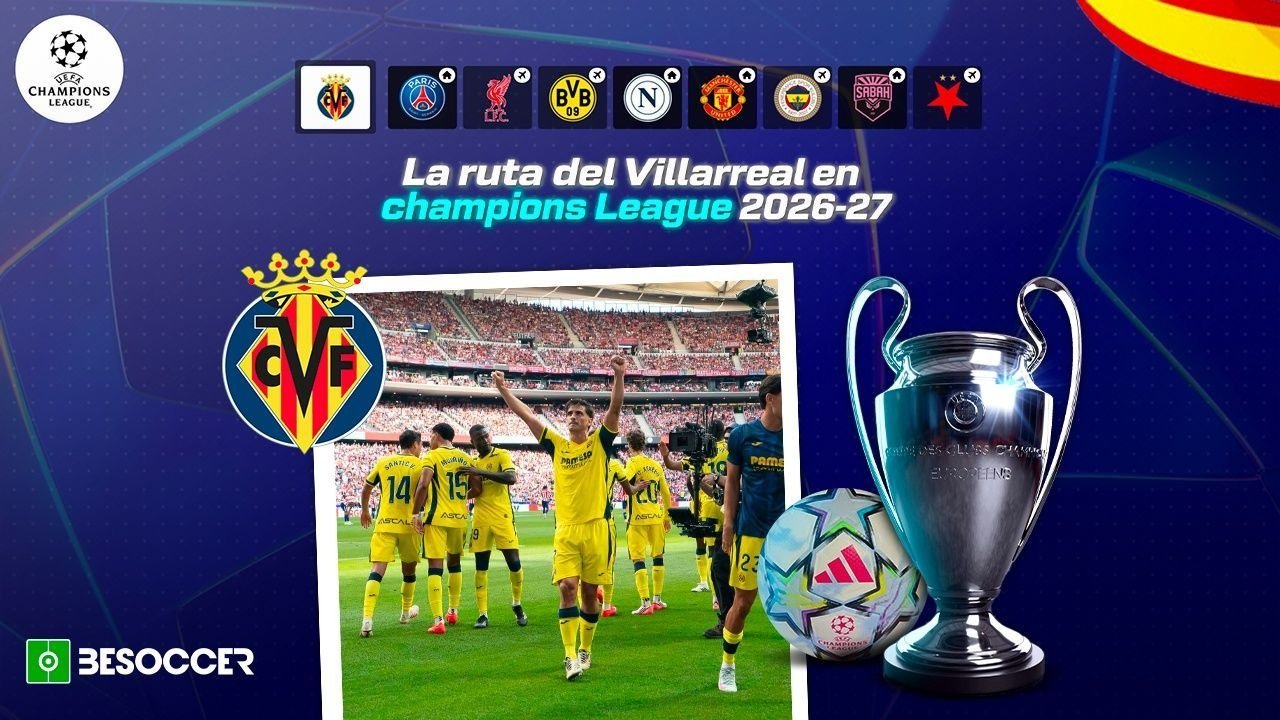 El Villarreal se topa con PSG y Liverpool en su segunda Champions seguida