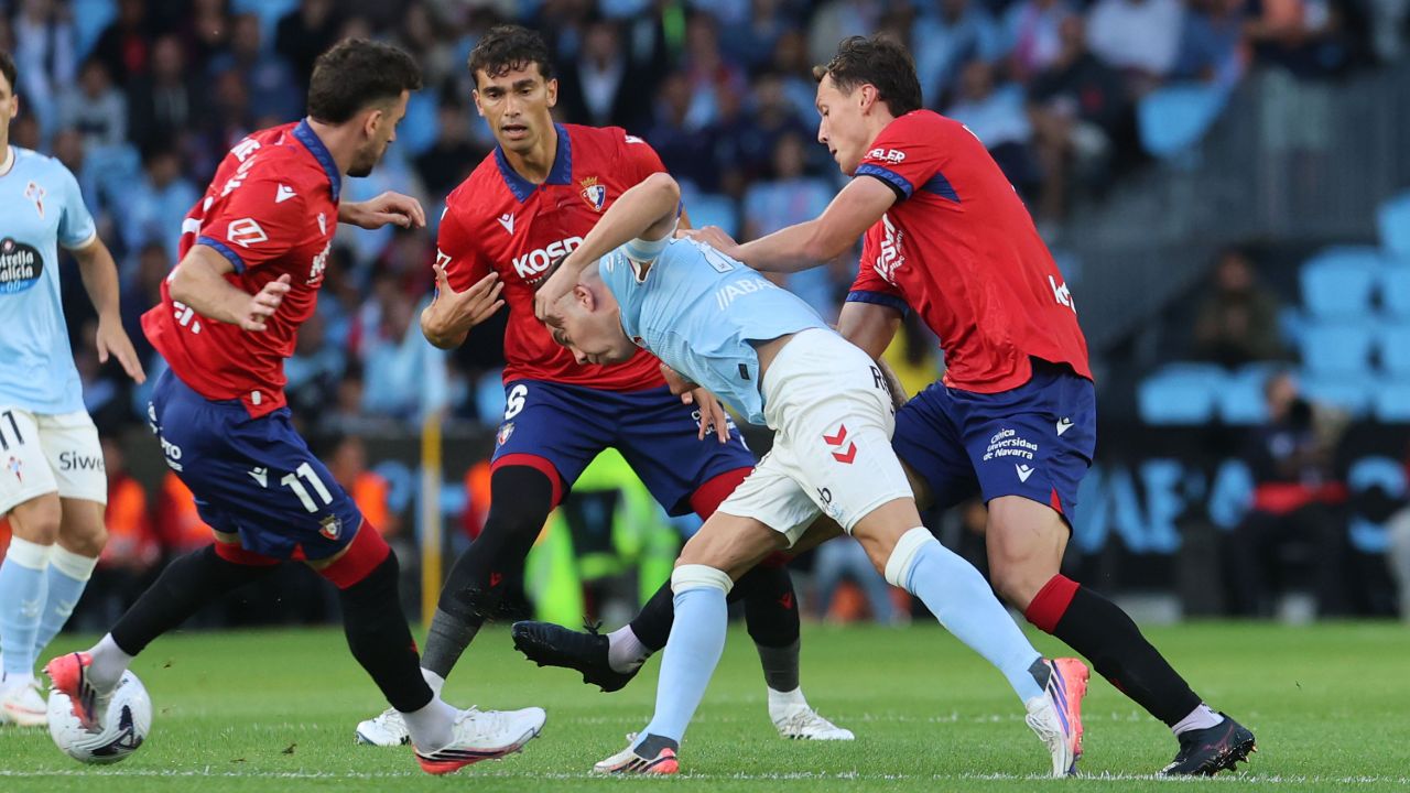 Celta 1-2 Osasuna: Marcos Alonso torpedea la primera última noche de Aspas