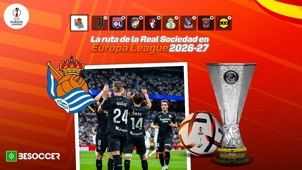 Juventus y Lyon, 'cocos' en la vuelta de la Real Sociedad a la Europa League
