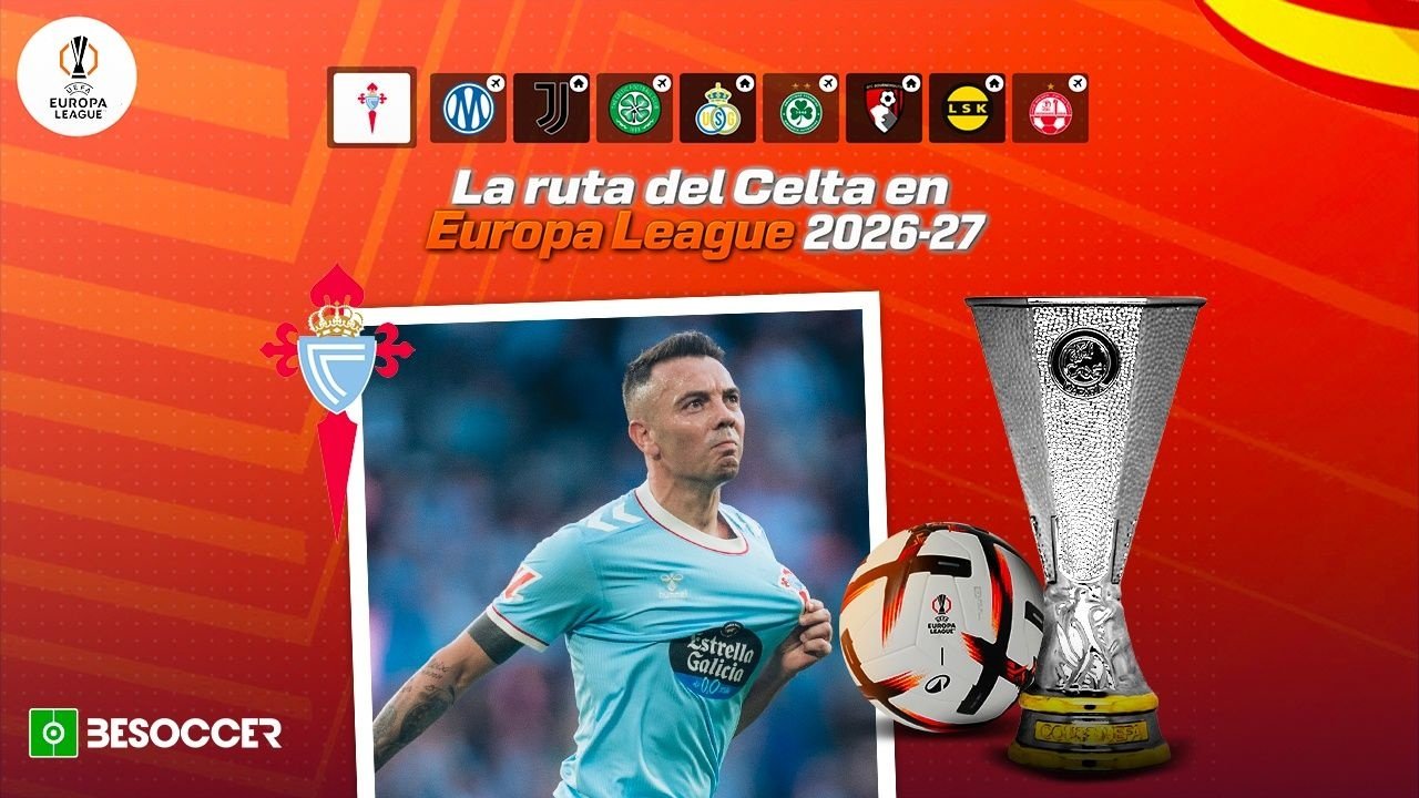 Juventus, Marsella y Bournemouth, escollos del Celta en la Fase Liga de la Europa League