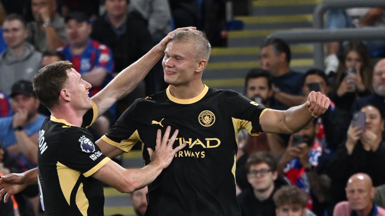 Crystal Palace 1-4 City: Cherki e Haaland travolgono gli 'eagles'