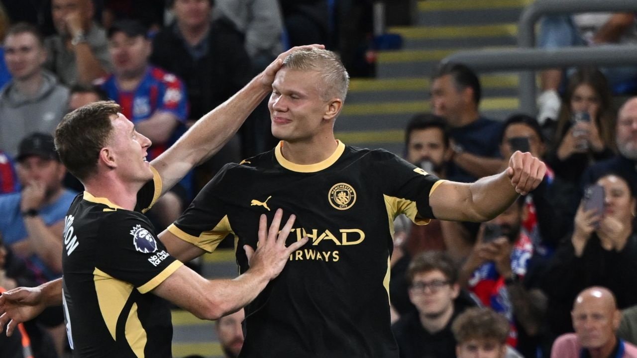Crystal Palace 1-4 Manchester City: Cherki and Haaland blow 'Eagles' away