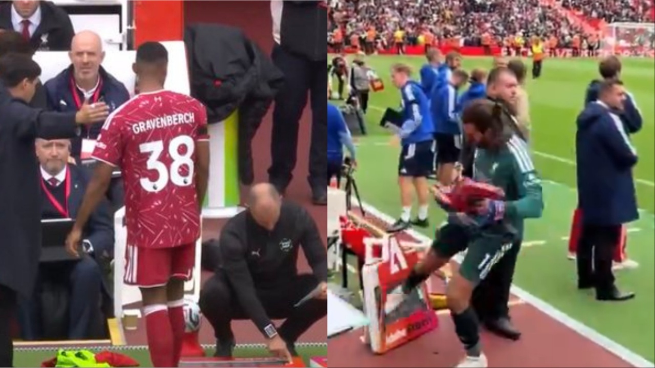 Alisson è una furia: distrugge il tabellone del quarto uomo