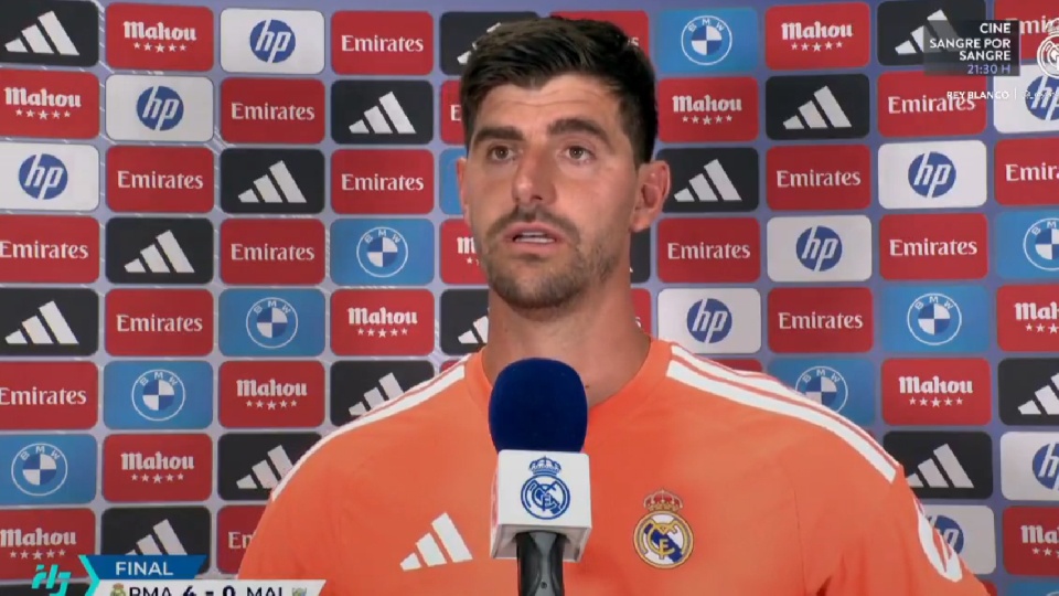 Courtois, palo y zanahoria: "Todos tenemos que trabajar los 90 minutos"