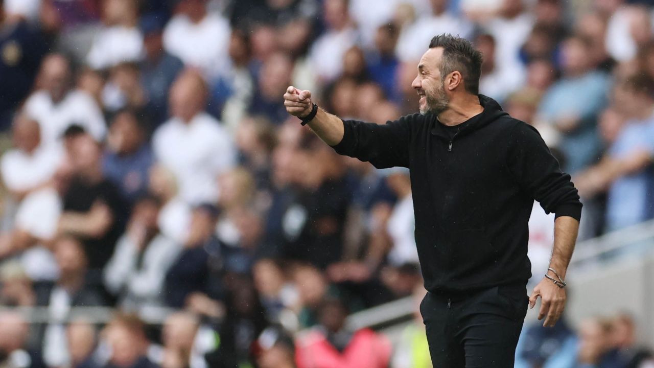 Zero gol in tre gare, ma De Zerbi crede nel suo Tottenham