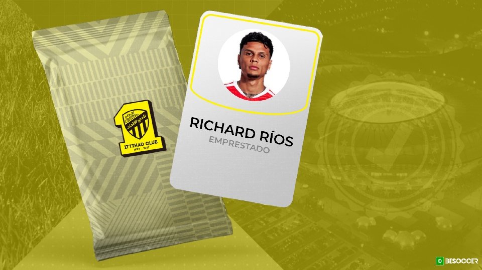 Oficial: Richard Rios emprestado do Benfica ao Al-Ittihad