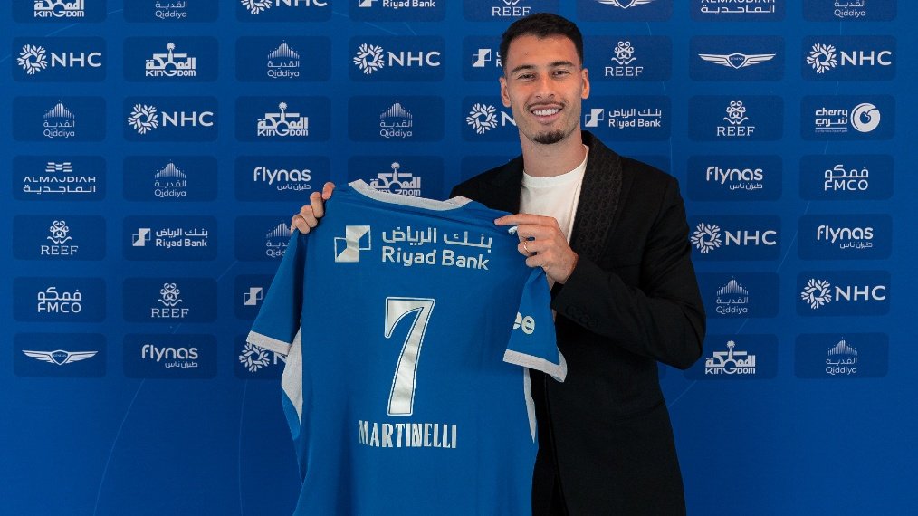 Martinelli se va a Arabia y deja la venta más cara de la historia del Arsenal