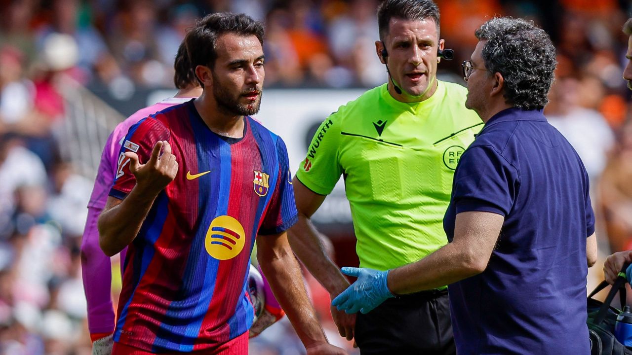 Barça: Eric Garcia dovrà giocare con una maschera dopo la frattura al naso